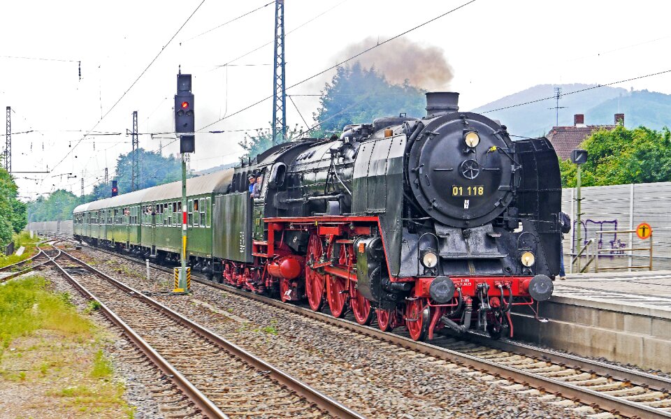 Railway enthusiasts oberrhein track mountain road