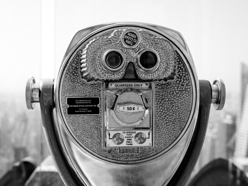 Binoculars tower viewer telescope
