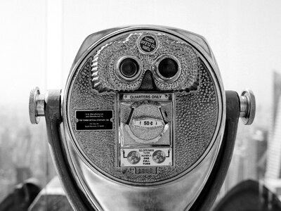Binoculars tower viewer telescope