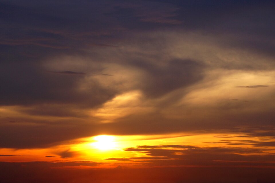 Sunset sky scenery