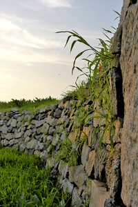 Sunset view historic sites republic of korea