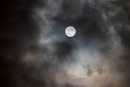 Dark nature sky