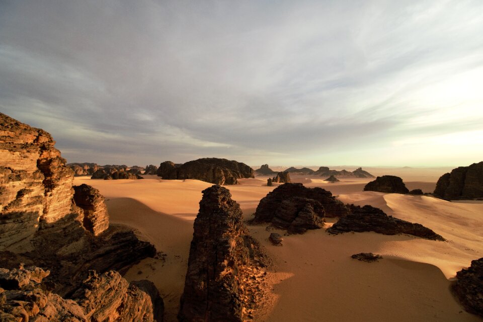 Sand desert landscape