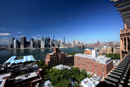 New york brooklyn view manhatten photo