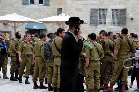 Jerusalem jewish quarter jew photo