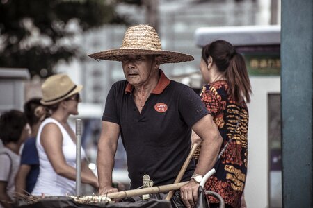 China face person