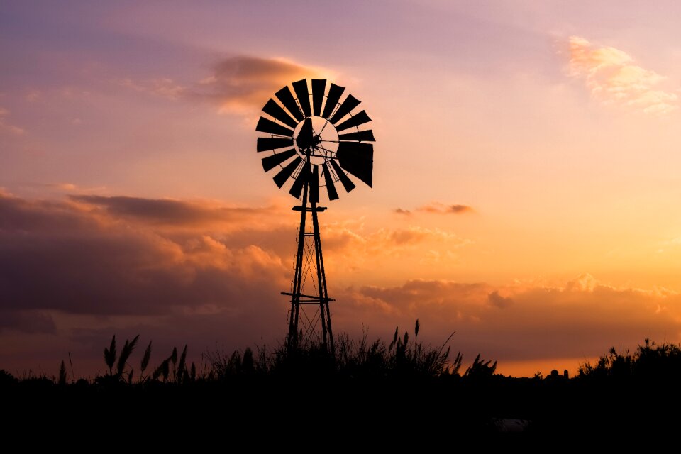 Agriculture silhouettes shadows
