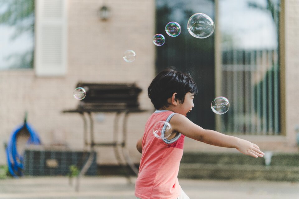 Baby play bubble