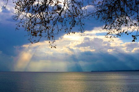 Peace of mind the rays sky