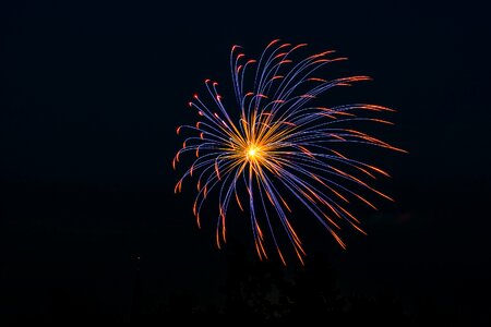Explosion festival rocket