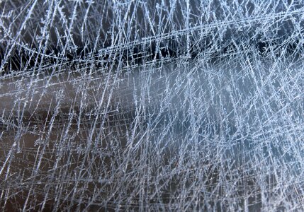Glass painting nature winter