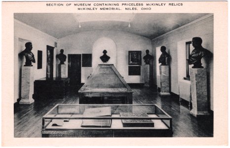 Section of Museum Containing Priceless McKinley Relics, Mc… photo