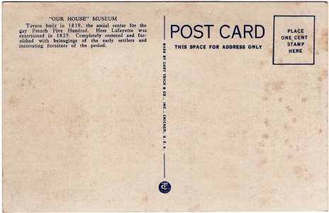 Back of Our House, Gallipolis, Ohio (Date Unknown)
