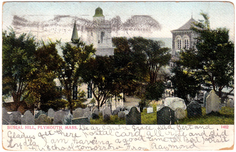 Burial Hill, Plymouth, Mass. (1907)