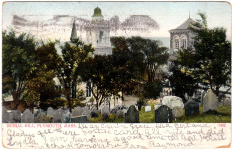 Burial Hill, Plymouth, Mass. (1907) photo