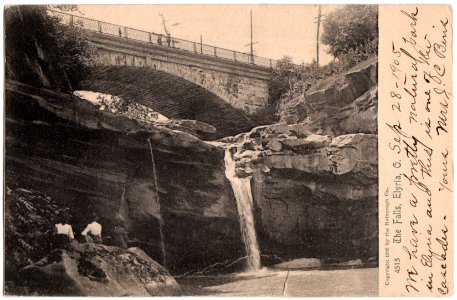 The Falls, Elyria, Ohio (1905) photo