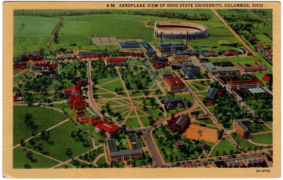 Aeroplane View of Ohio State University, Columbus, Ohio (D… photo