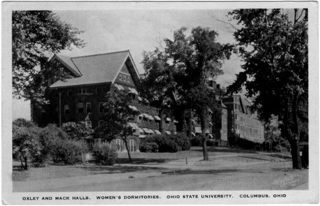 Oxley and Mack Halls, Women's Dormitories, Ohio State Univ…