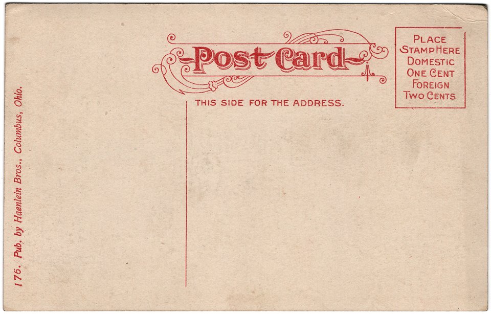 Back of The Grant Cottage, Columbus, Ohio (Date Unknown)