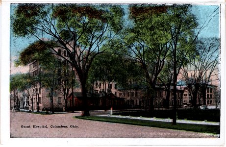 Columbus, Ohio Postcard Book (1915) - Page 16: Grant Hospi…