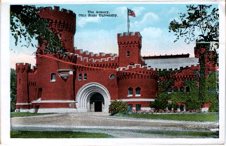 Columbus, Ohio Postcard Book (1915) - Page 20: The Armory,…