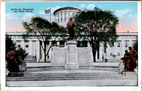 Columbus, Ohio Postcard Book (1915) - Page 13: McKinley Mo… photo