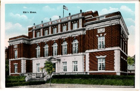 Columbus, Ohio Postcard Book (1915) - Page 8: Elk's Home photo