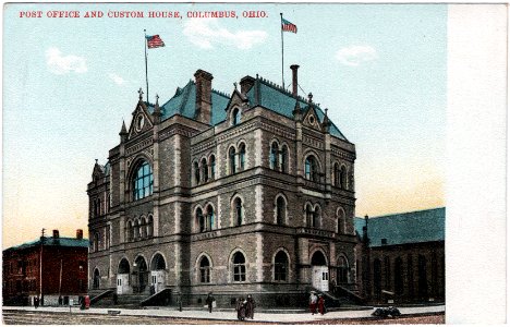 Post Office and Custom House, Columbus, Ohio (Date Unknown…