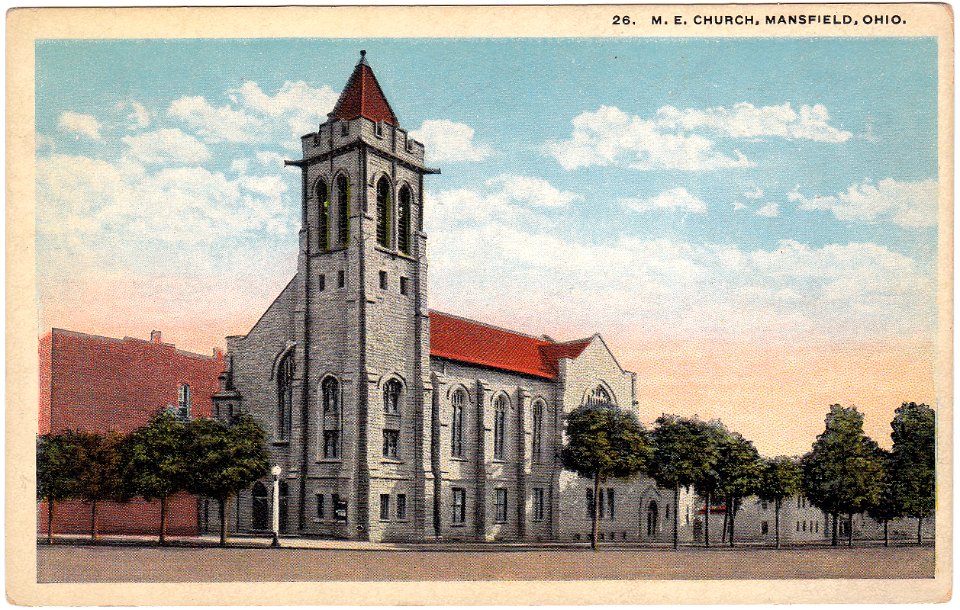 M. E. Church, Mansfield, Ohio (Date Unknown)
