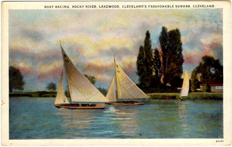 Boat Racing, Rocky River, Lakewood, Cleveland's Fashionabl…