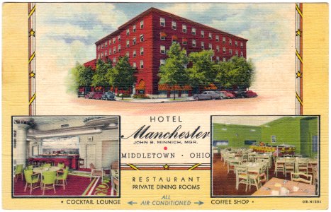 Hotel Manchester, Middletown, Ohio (Date Unknown) photo