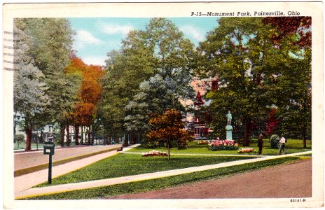 Monument Park, Painesville, Ohio (1949) photo