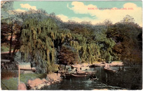 Scene at Gordan Park, Cleveland, Ohio (1914) photo