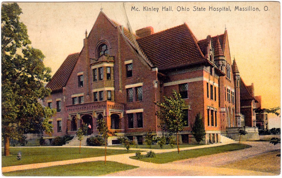 McKinley Hall, Ohio State Hospital, Massillon, Ohio (1915)…
