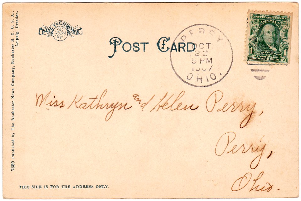 Back of Ram Island, Painesville, Ohio (1907)