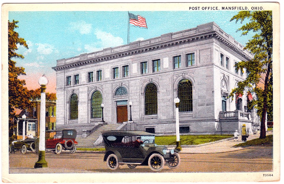 Post Office, Mansfield, Ohio (Date Unknown)