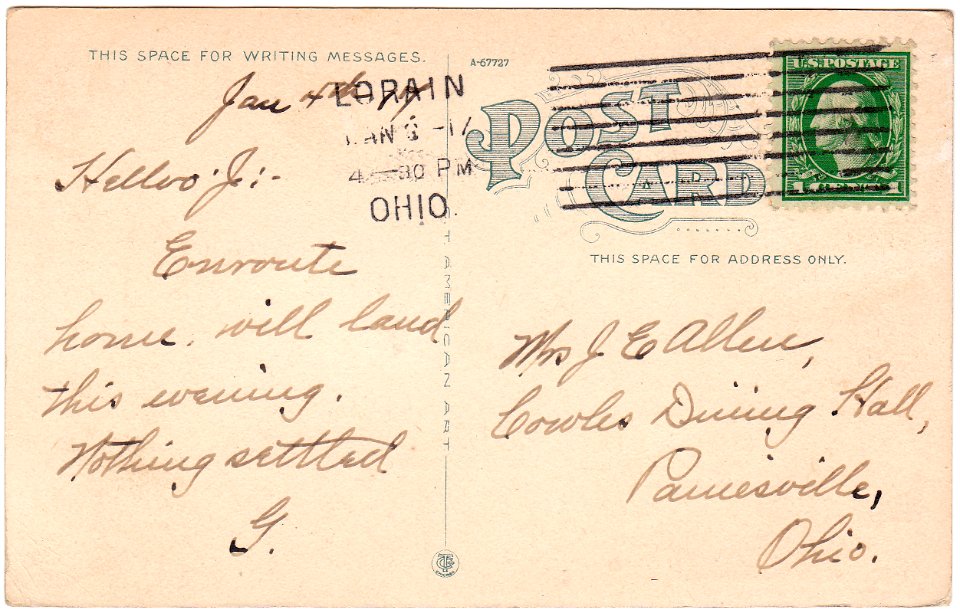Back of Broadway, Lorain, Ohio. (1917)