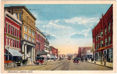 Broadway, Lorain, Ohio (1917) photo