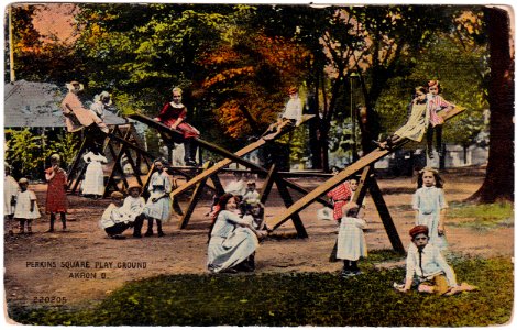 Perkins Square Play Ground, Akron, Ohio (1914) photo