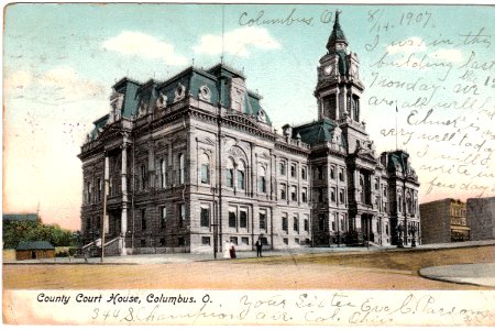 County Court House, Columbus, Ohio (1907) photo