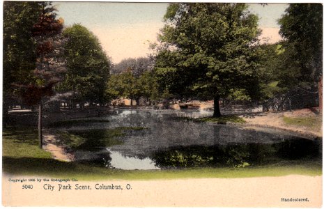 City Park Scene, Columbus, Ohio (1905) photo