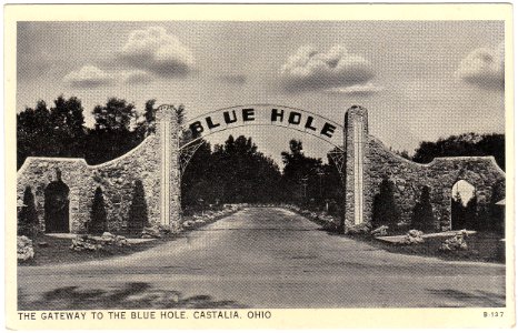 The Gateway to the Blue Hole, Castalia, Ohio (1936) photo