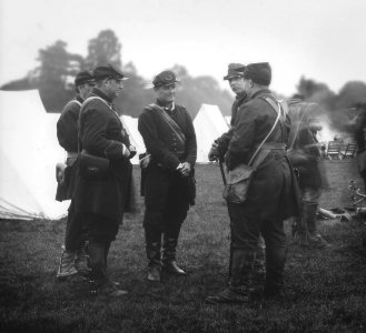 Civil War, Kelham Hall. Glass Plates