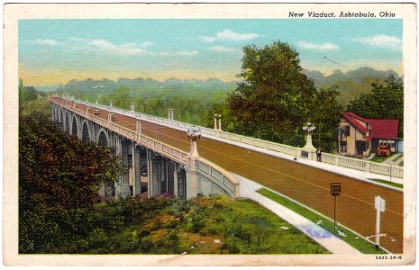 New Viaduct, Ashtabula, Ohio (1947) photo