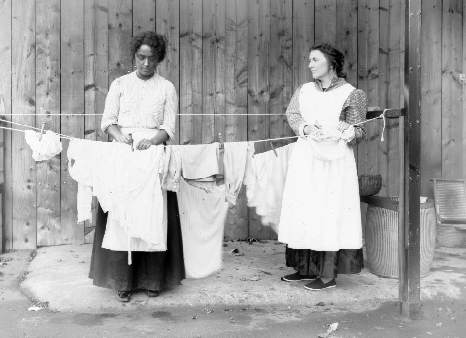 half-plate camera - Victorian wash house