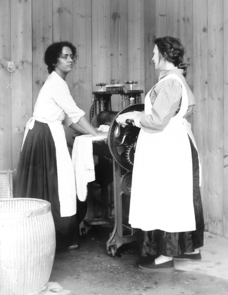half-plate camera - Victorian wash house