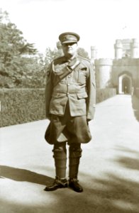 Eastnor Castle. Soldier taken with Zeiss Ikonta 2016