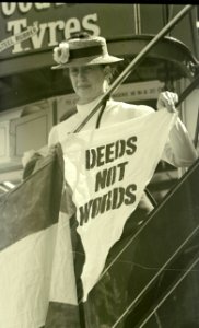 Deeds not Words.......