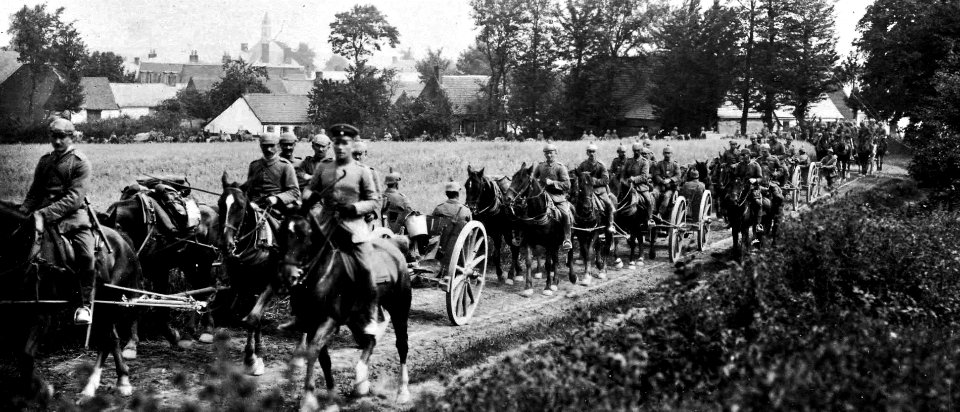 1915 Caballería alemana en la Sgunda Batalla de Ypres