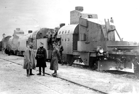 1915 Tren austriaco armado en Galicia